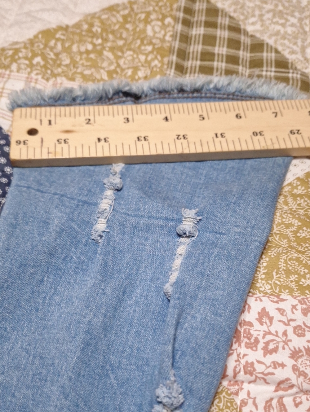 Cape Robbin Denim Over-the-Knee Barrel Rd Heel Boots - Light Blue - Picture 2 of 7